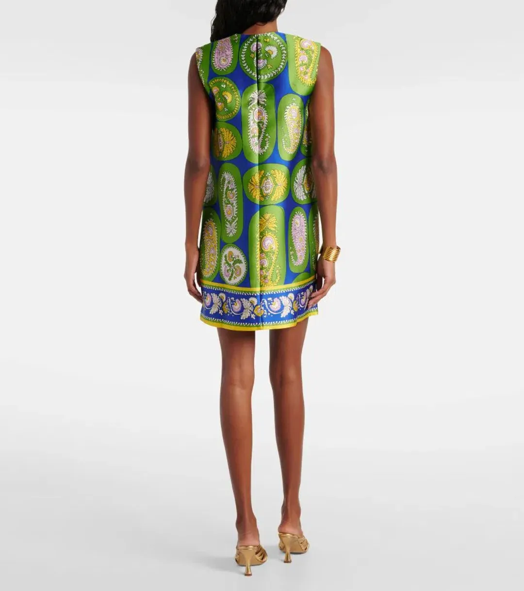 Alémais Gina Mini Dress Print Size 8 for rent on The Volte - main image