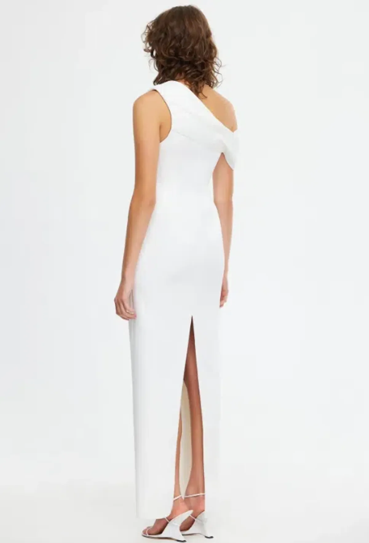 Acler White Williamston Midi Dress - Size 12 - Image 2
