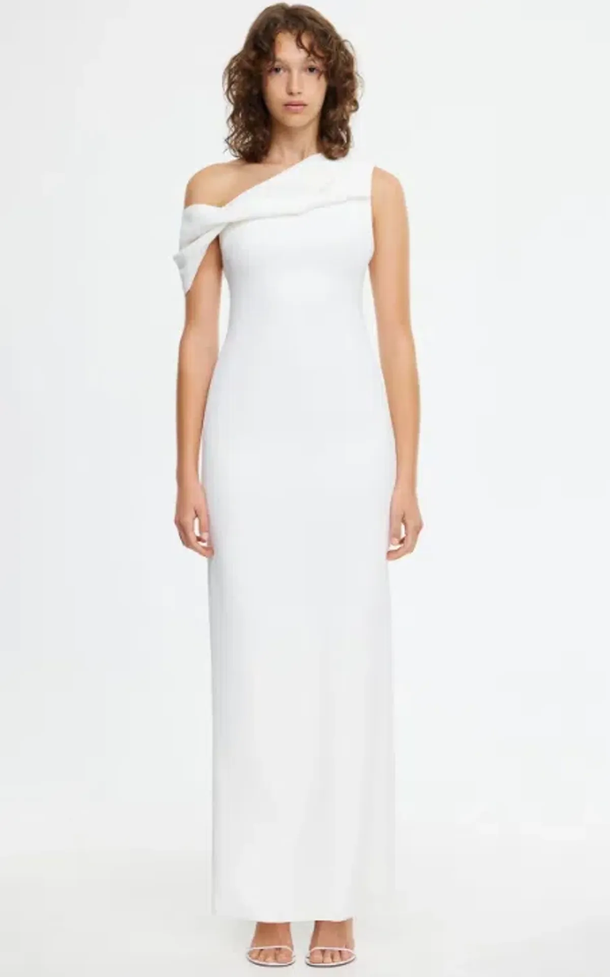 Acler White Williamston Midi Dress - Size 12 - Image 1