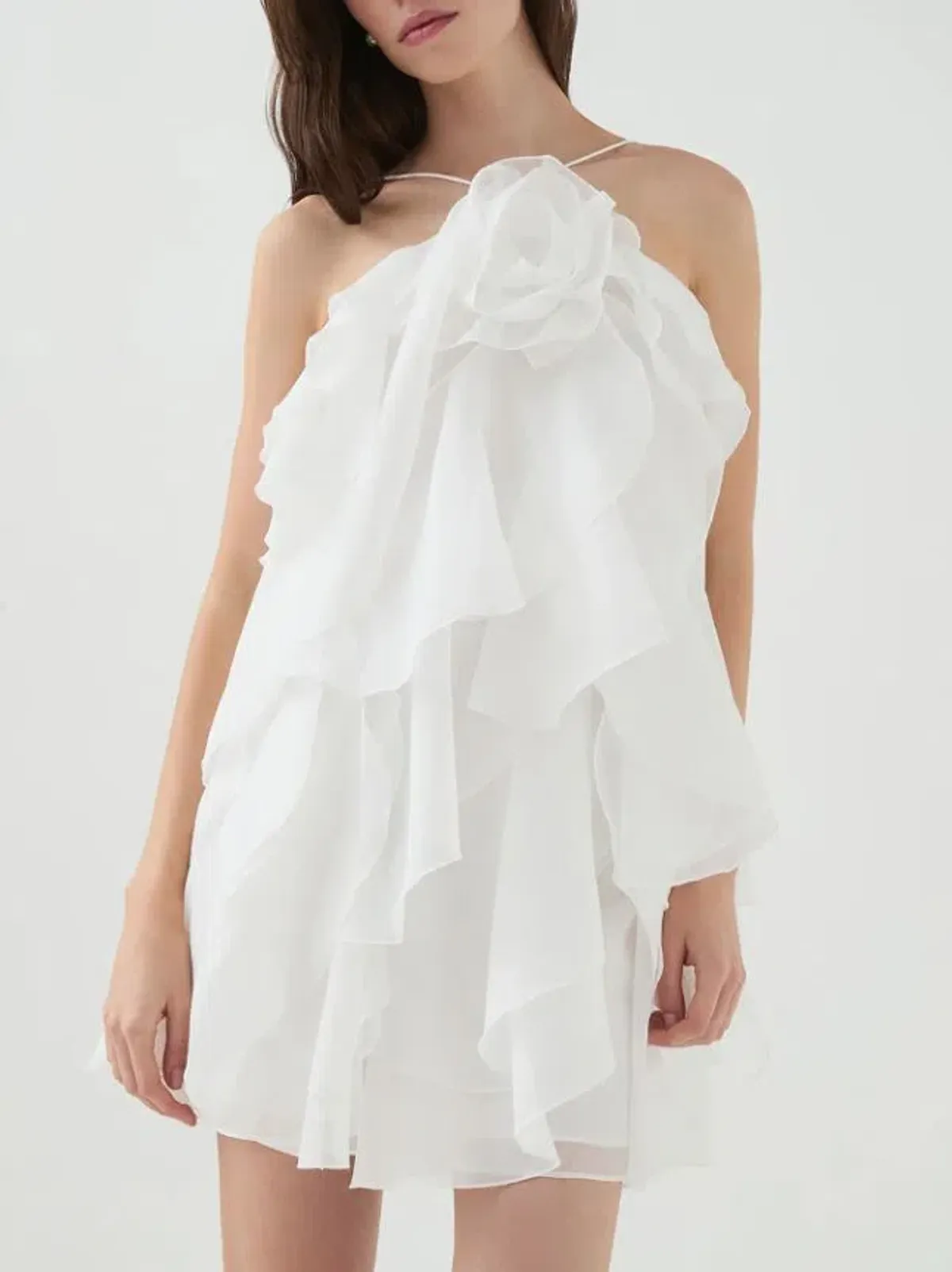 Aje Pandorea Layered Mini Dress Size 10 - Image 4