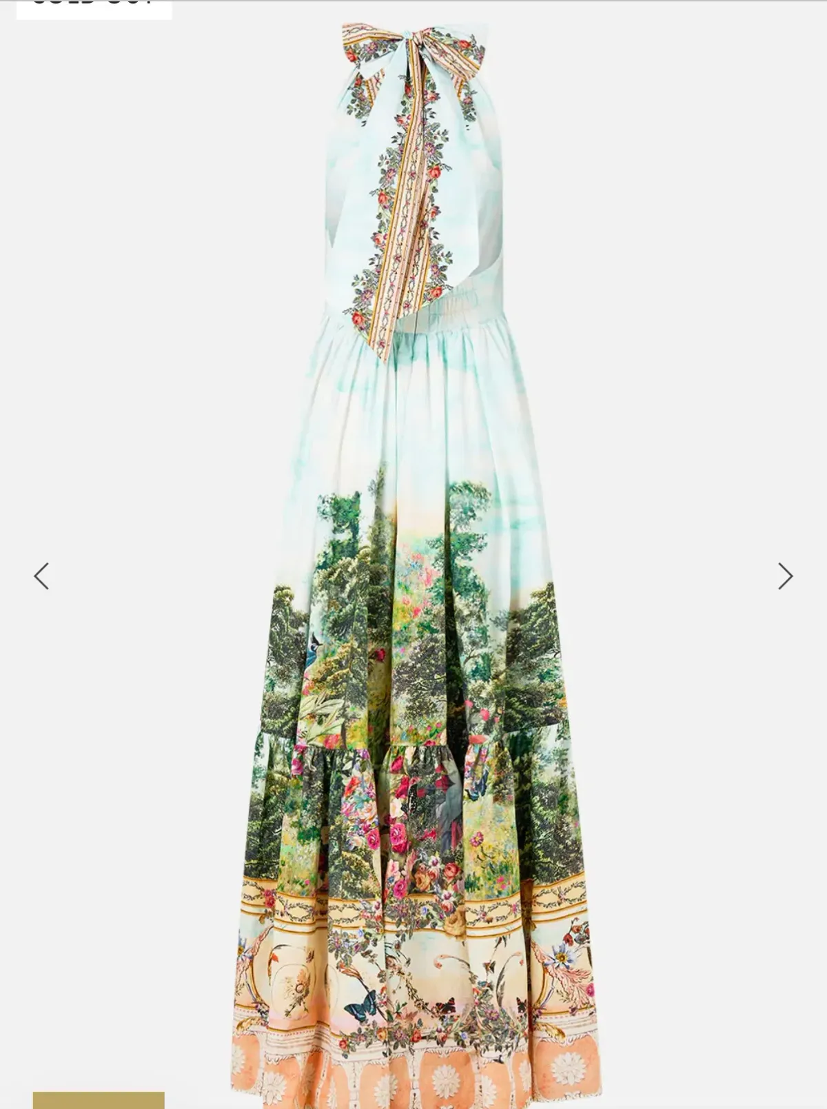 Camilla Ruffle Hem Halter Dress Arches Of Amor size 3XL - Image 6