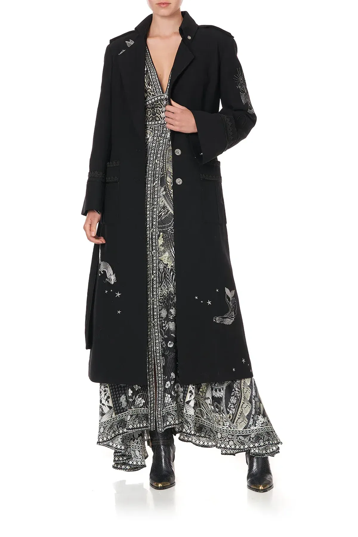 Camilla Kimono Sleeve Dress With Shirring Detail One Tribe size 3XL - Image 15