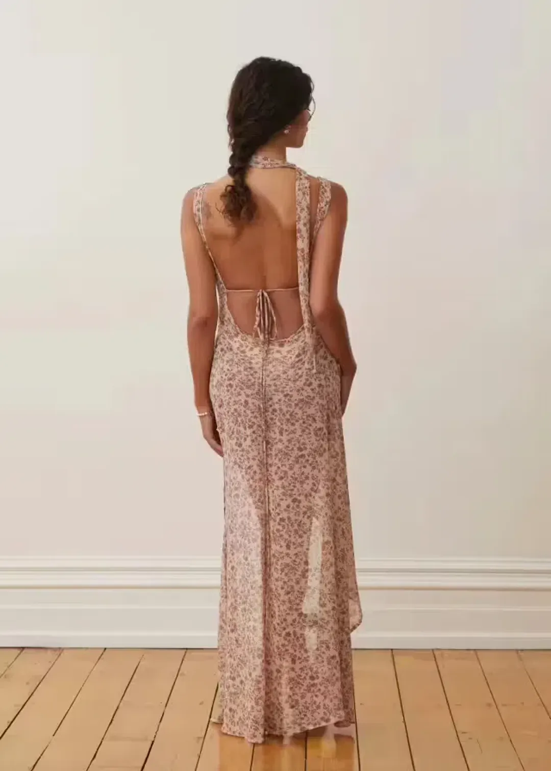 Arcina Ori Amelie Dress In Floral Pink Size 10/ M for rent on The Volte - main image