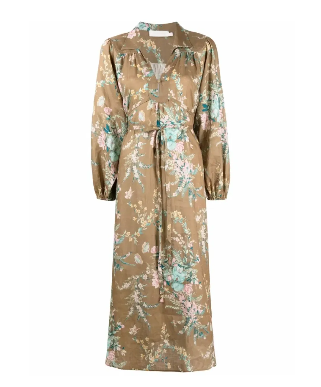 Zimmermann CASSIA WRAP TIE MIDI DRESS size 4 / AU16 for rent on The Volte - main image