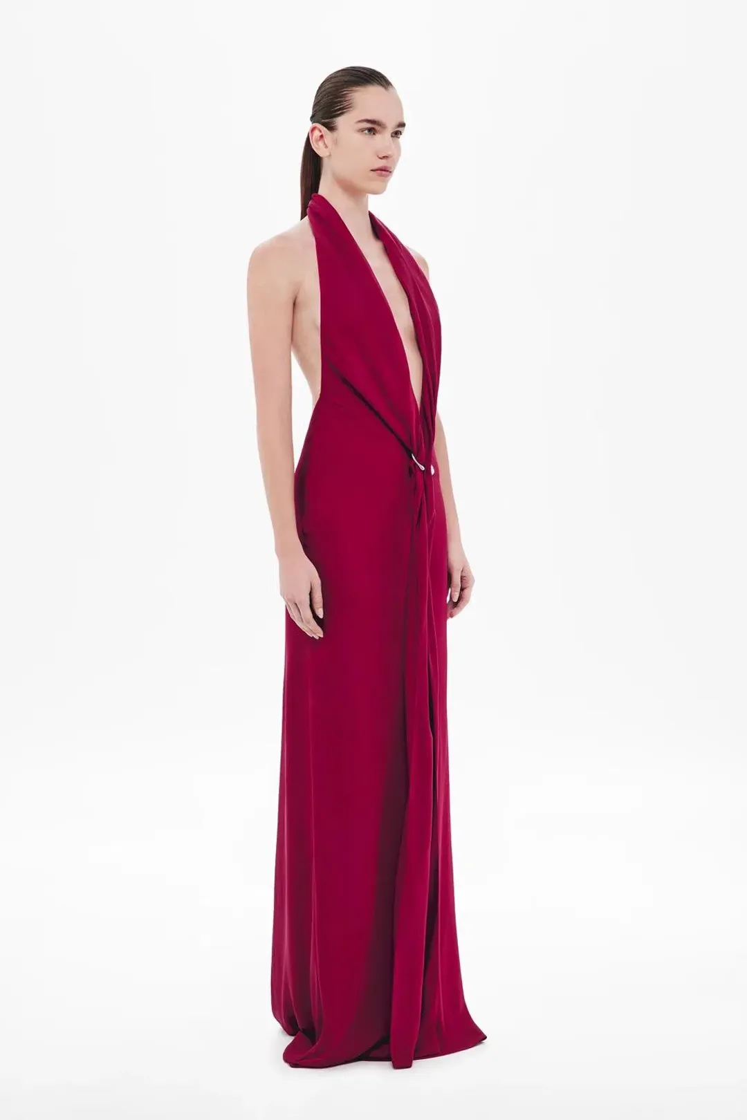 The Donna long dress by MISHA  for rent on The Volte - main image
