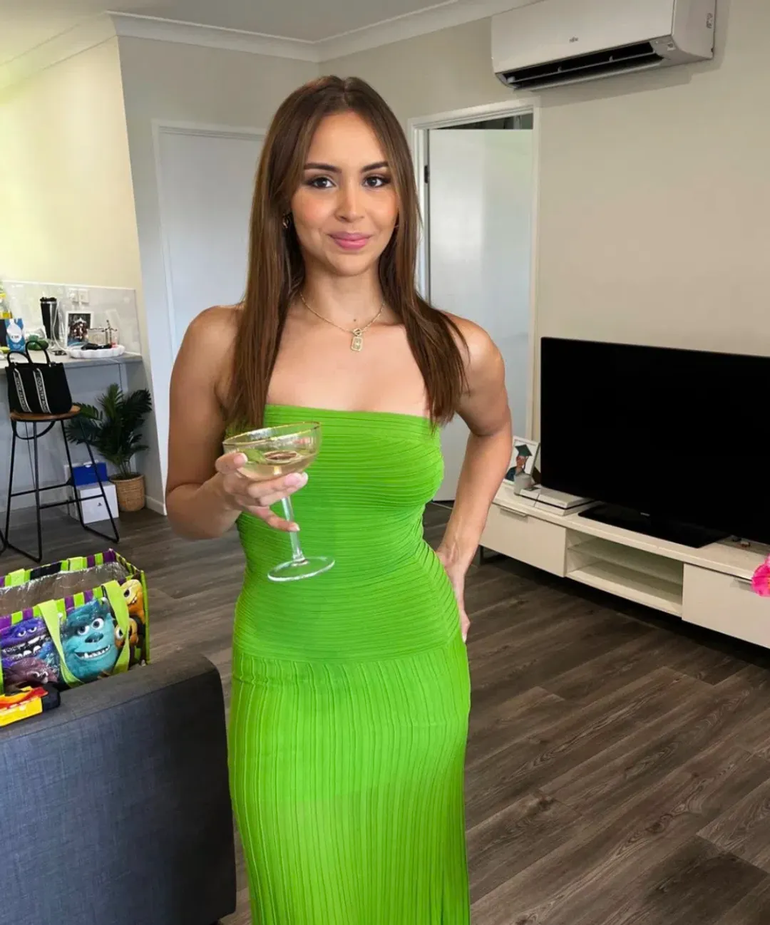 Bandeau Pleated Maxi Size 8  for rent on The Volte - main image