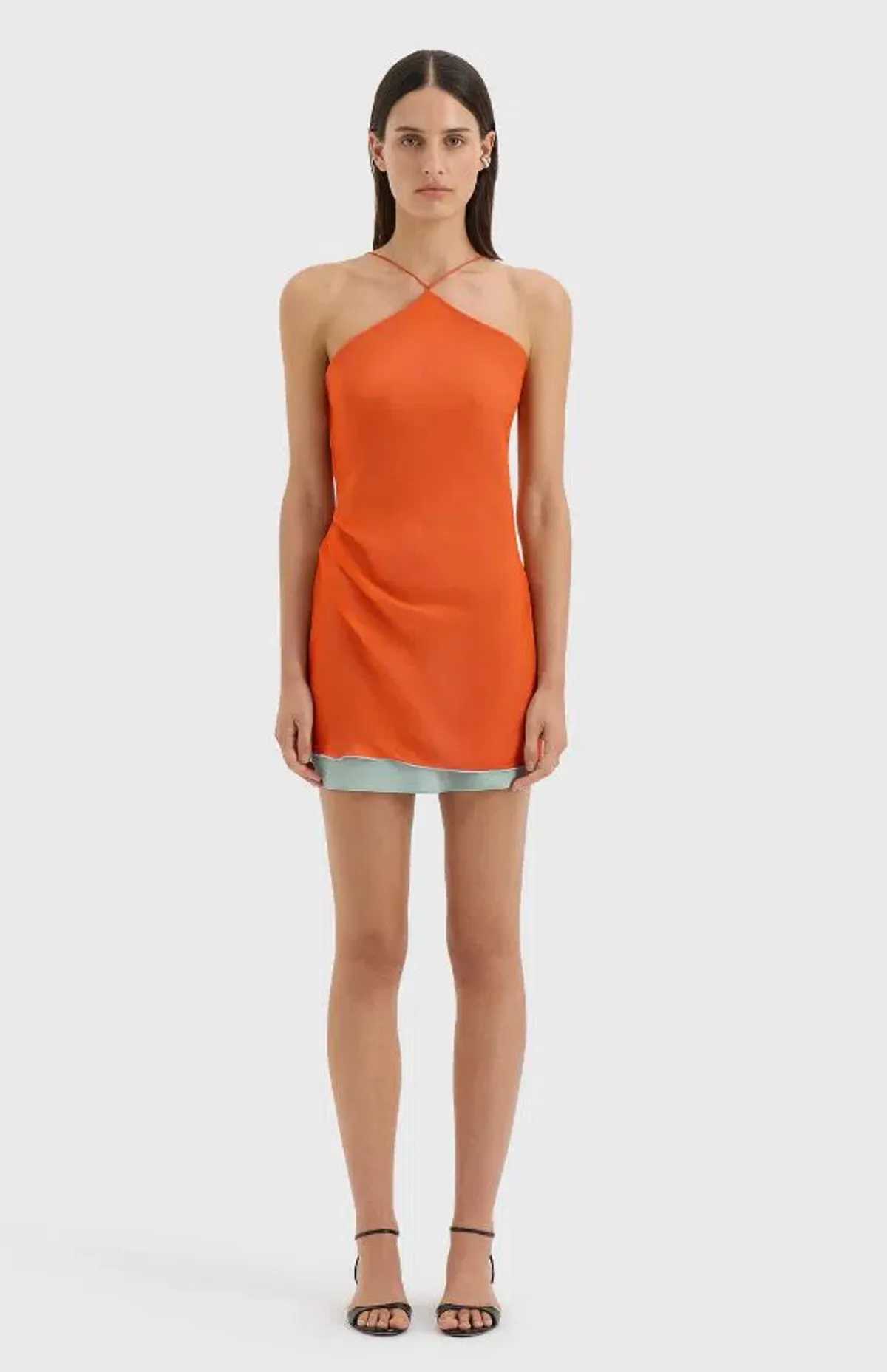 Sir Danica Tie Mini in Tangerine Size 0/6 - Image 1