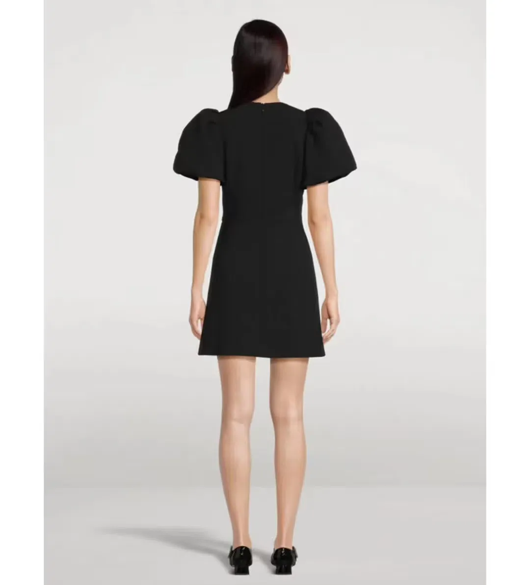 Rebecca Vallance Yvonne Bow Mini Dress Black Size 10 for rent on The Volte - main image