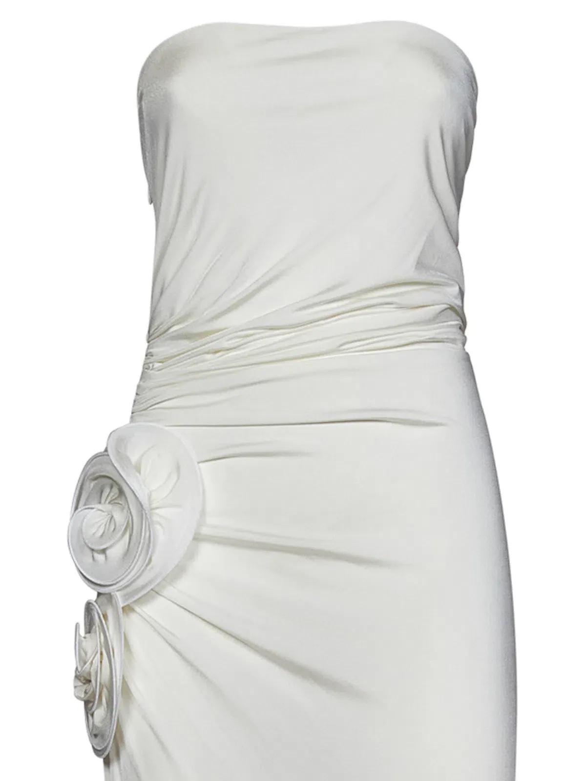 Magda Butrym White Strapless Maxi Dress - Image 5