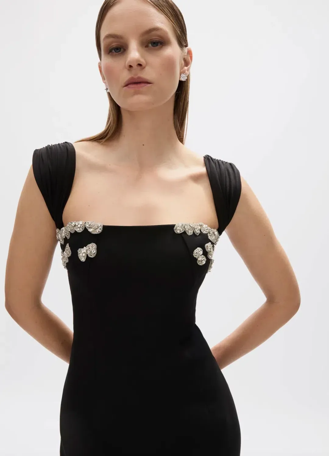 Rachel Gilbert Malia Gown in Black AU 6 for rent on The Volte - main image