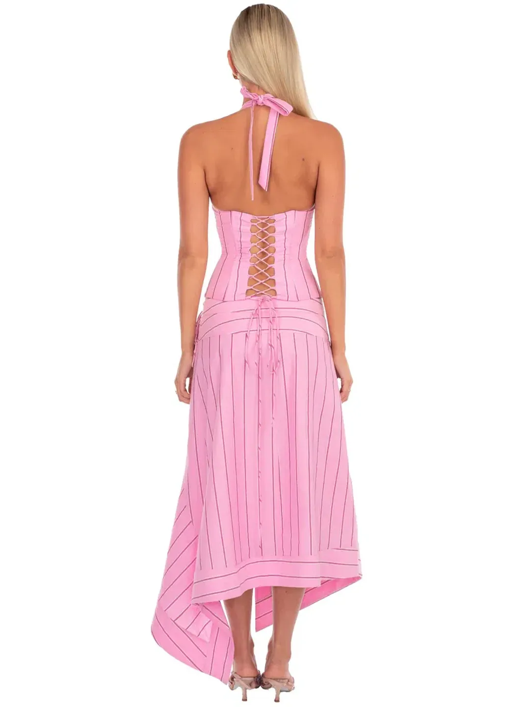 I am delilah, Sabrina Corset & skirt, Pink, Size 8 for rent on The Volte - main image