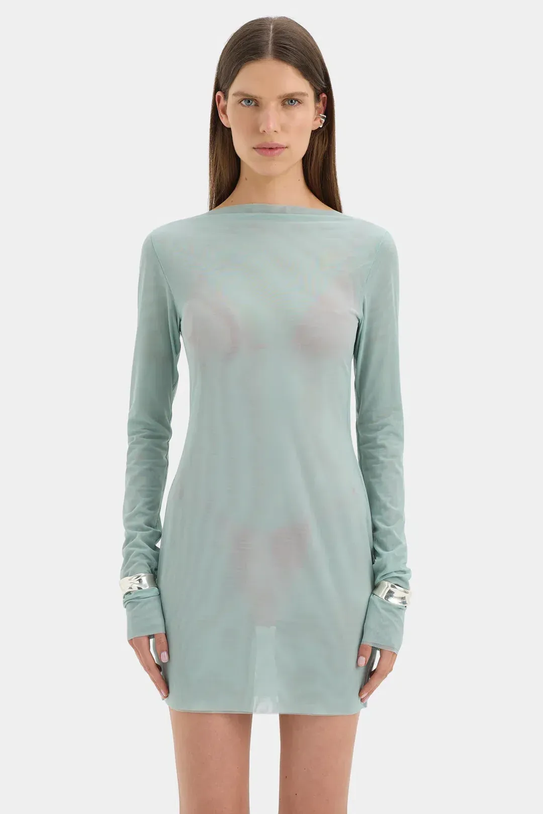 Sir the Label Costa Gathered Mini Dress Size 1 for rent on The Volte - main image