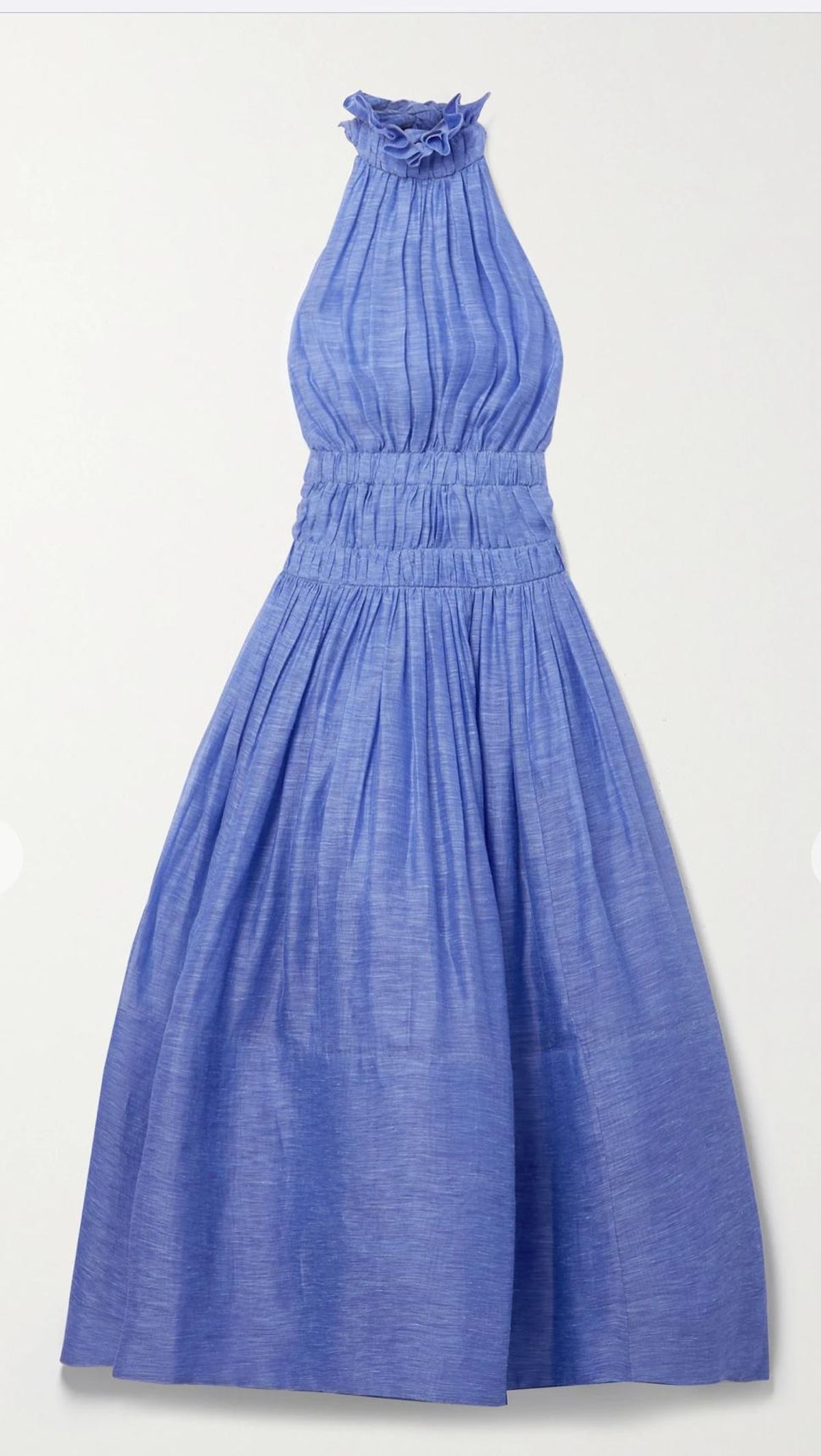 Zimmermann Luminous Halter Gown Cornflower Blue Size 0/ AU8  - Image 3