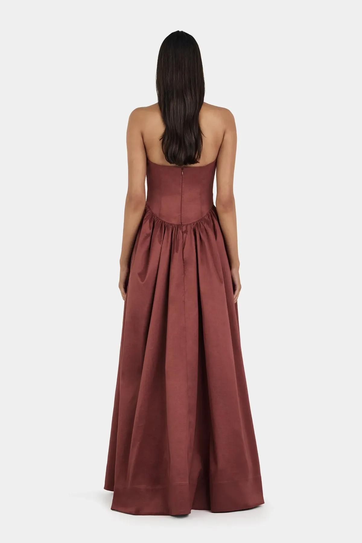 Hansen And Gretel Audrey Gown Pinot Burgundy Size 6 - Image 2