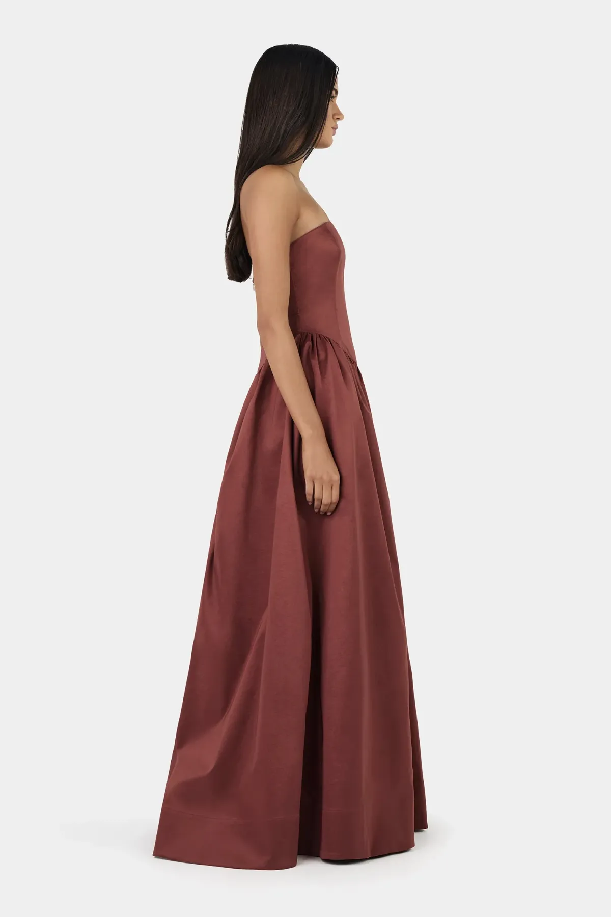 Hansen And Gretel Audrey Gown Pinot Burgundy Size 6 - Image 4