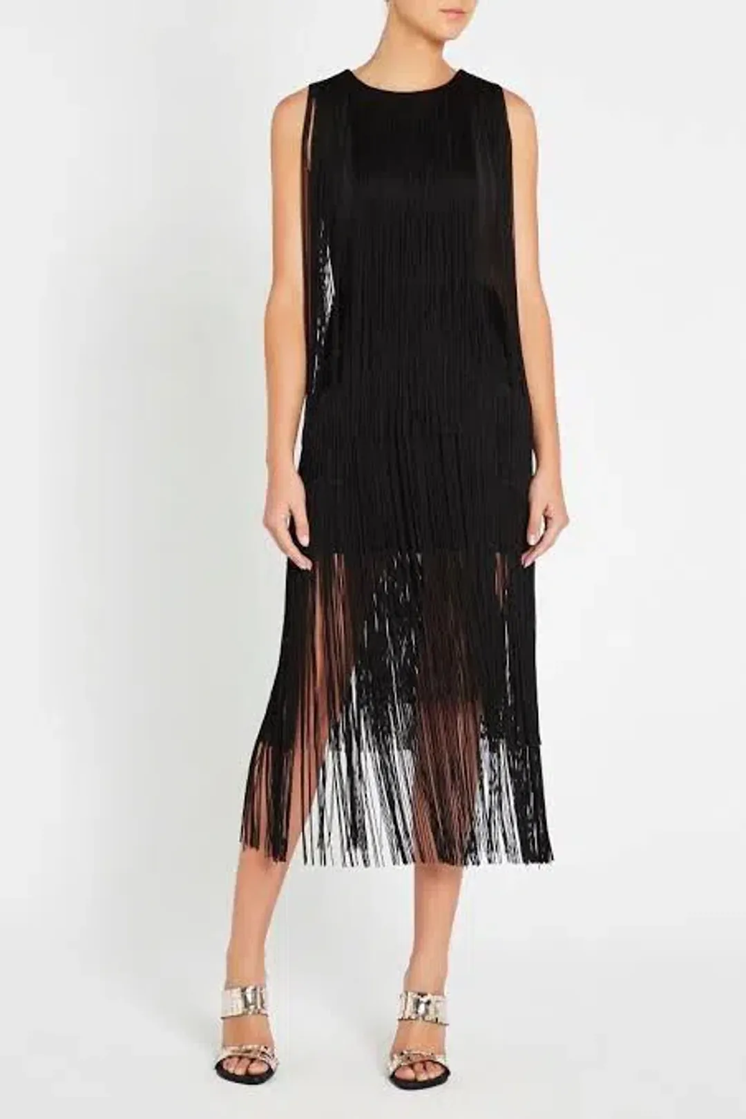 Sass & Bide On the Fringe Midi Dress Size 12 Gatsby Flapper for rent on The Volte - main image