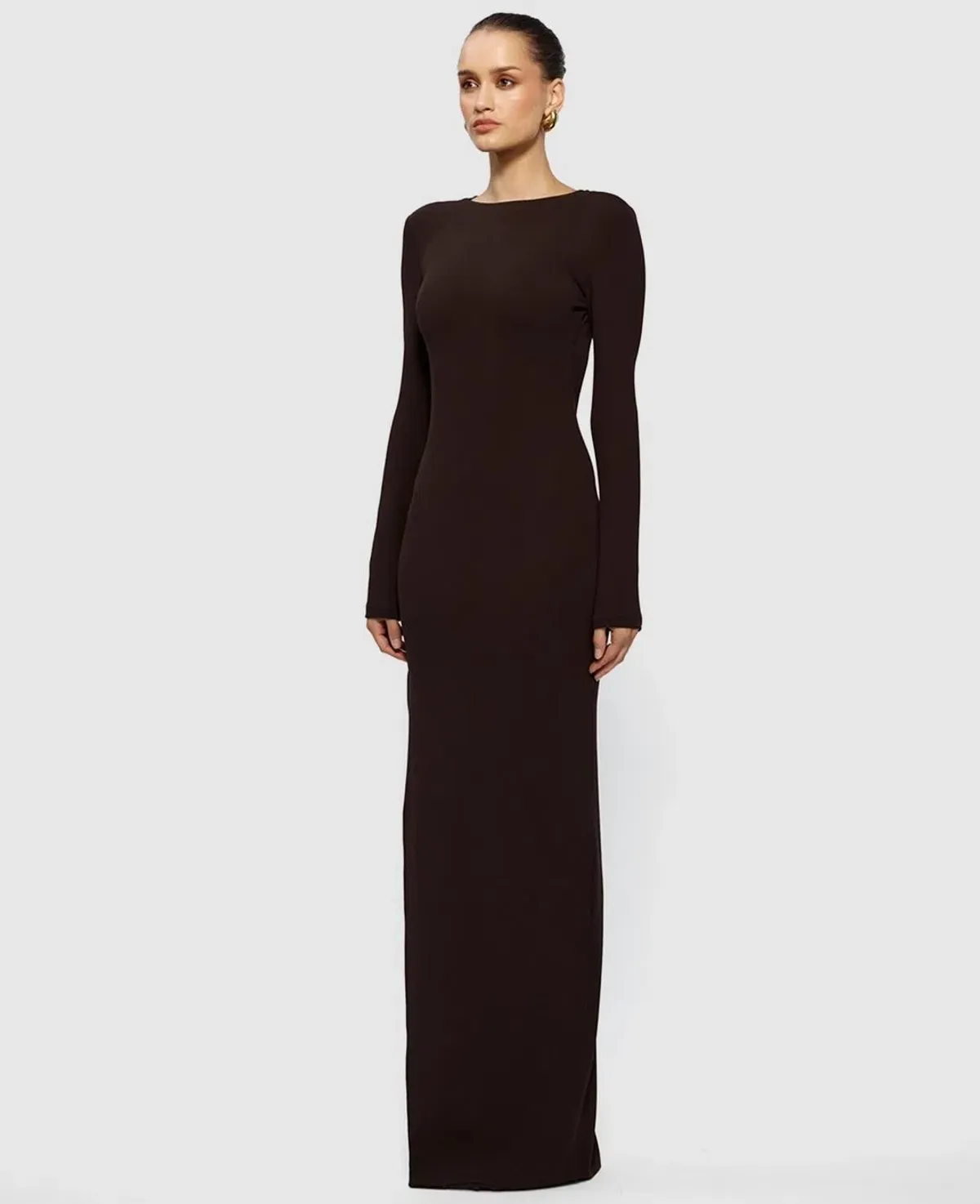 Effie Kats Indie Gown in Coffee size L/AU12 - Image 4