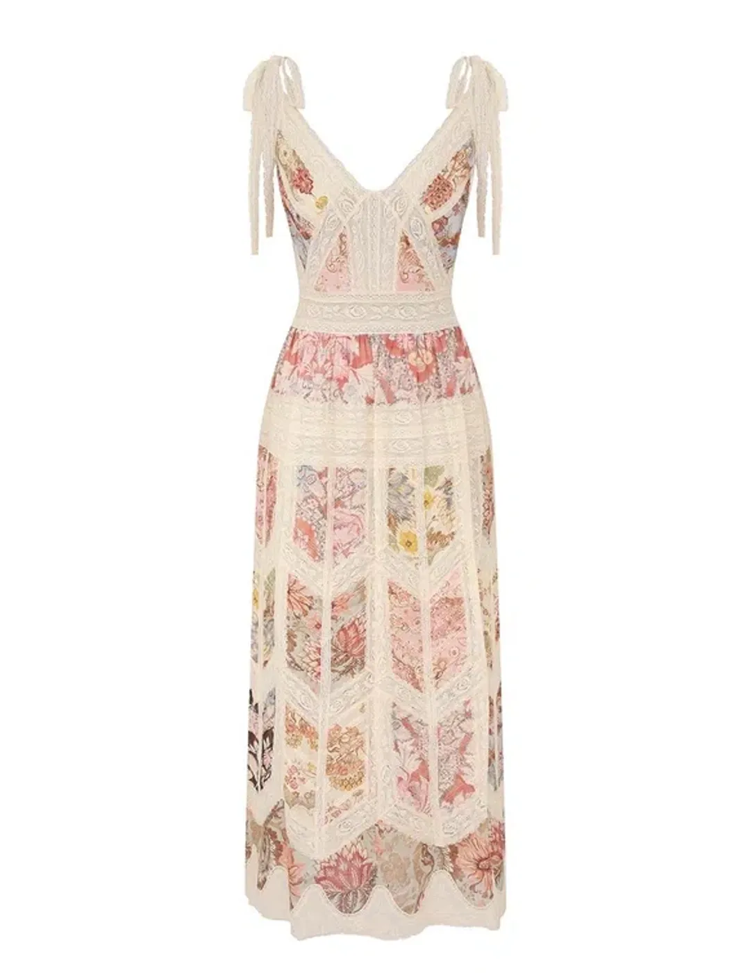 Zimmermann Daylight Slip Dress Spliced Print Size 0 for rent on The Volte - main image