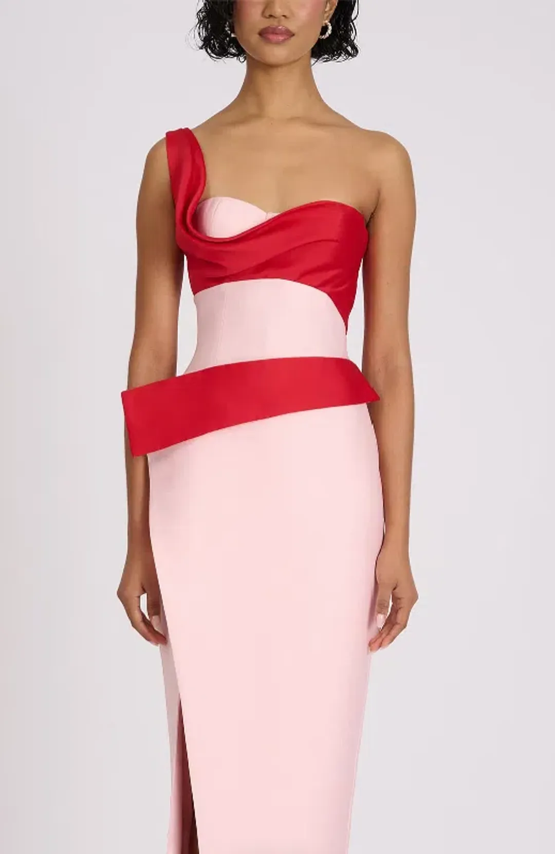Eliya The Label Pink & Red Cartia Dress - 12 for rent on The Volte - main image