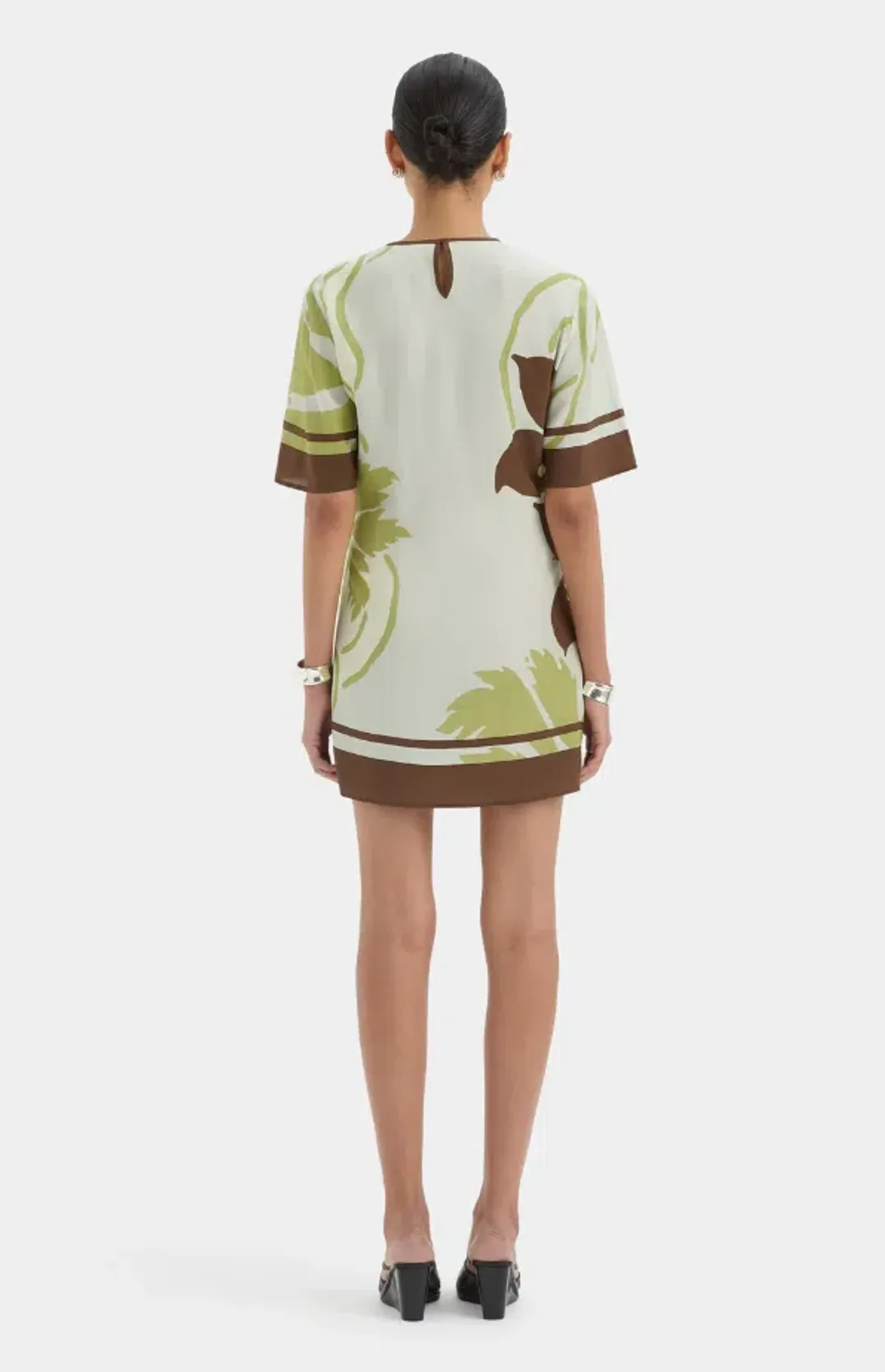 Sir the Label Amaia Mini Dress Floral Vine Size OP for rent on The Volte - main image