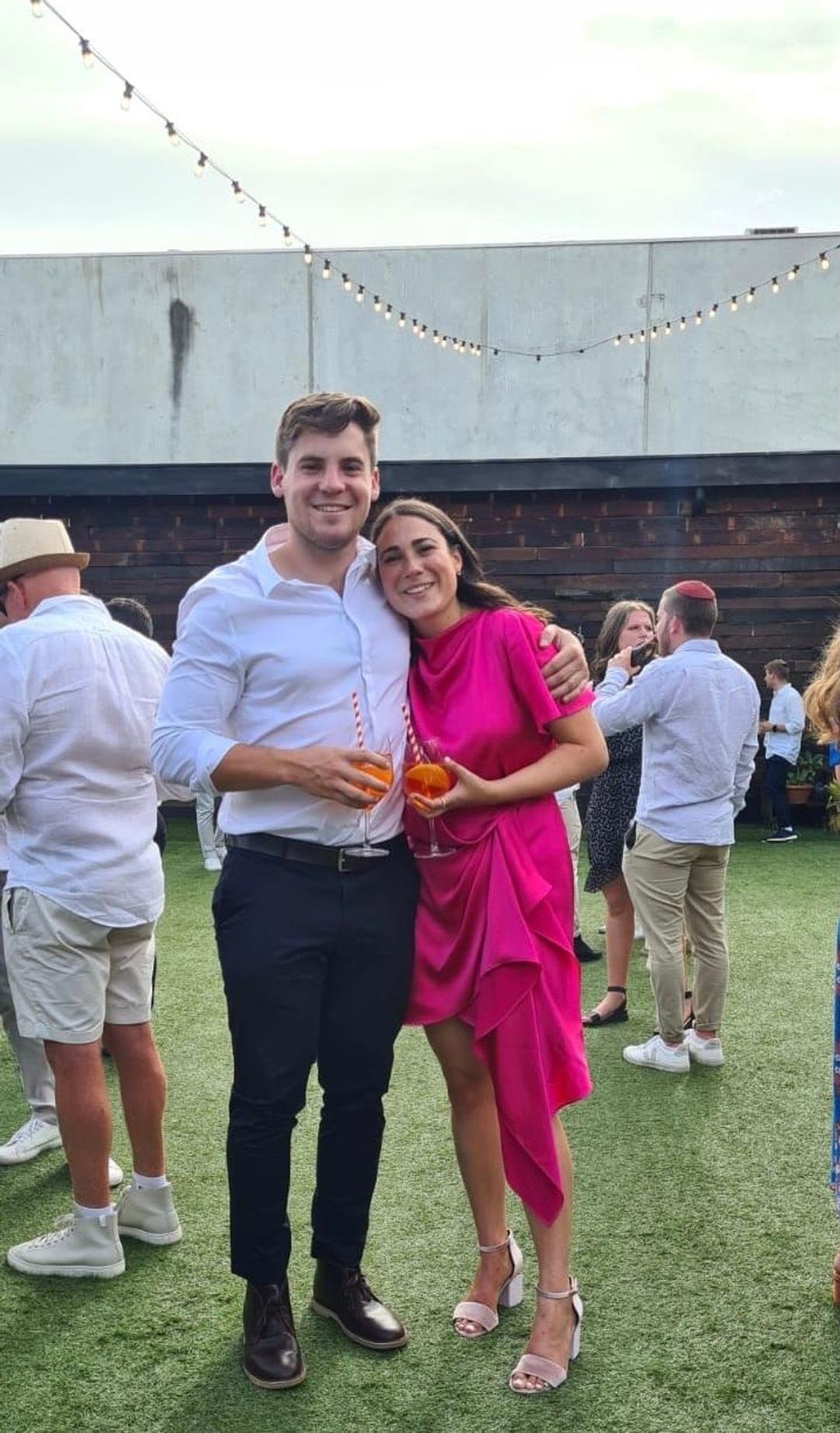 Acler Lochner Mini Dress Fuchsia Pink Size 10 for rent on The Volte - main image