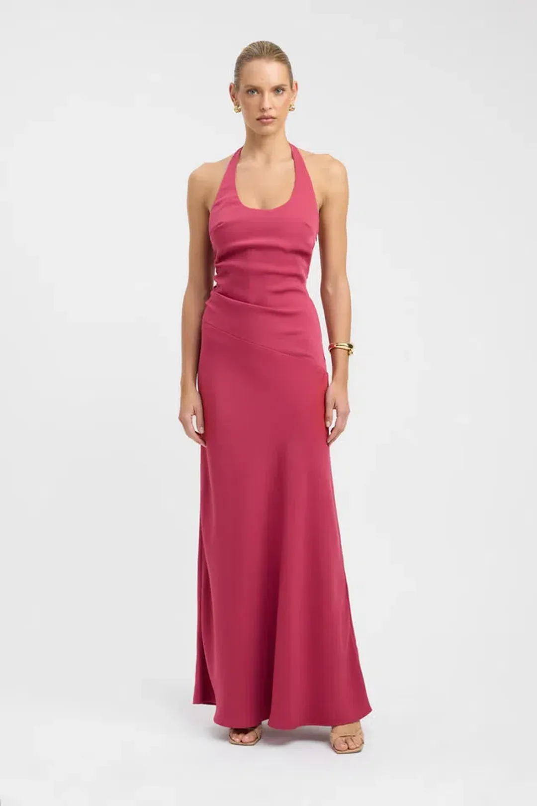 Kookai — Maria Halter Maxi Dress in Persian Red | Size 6 for rent on The Volte - main image