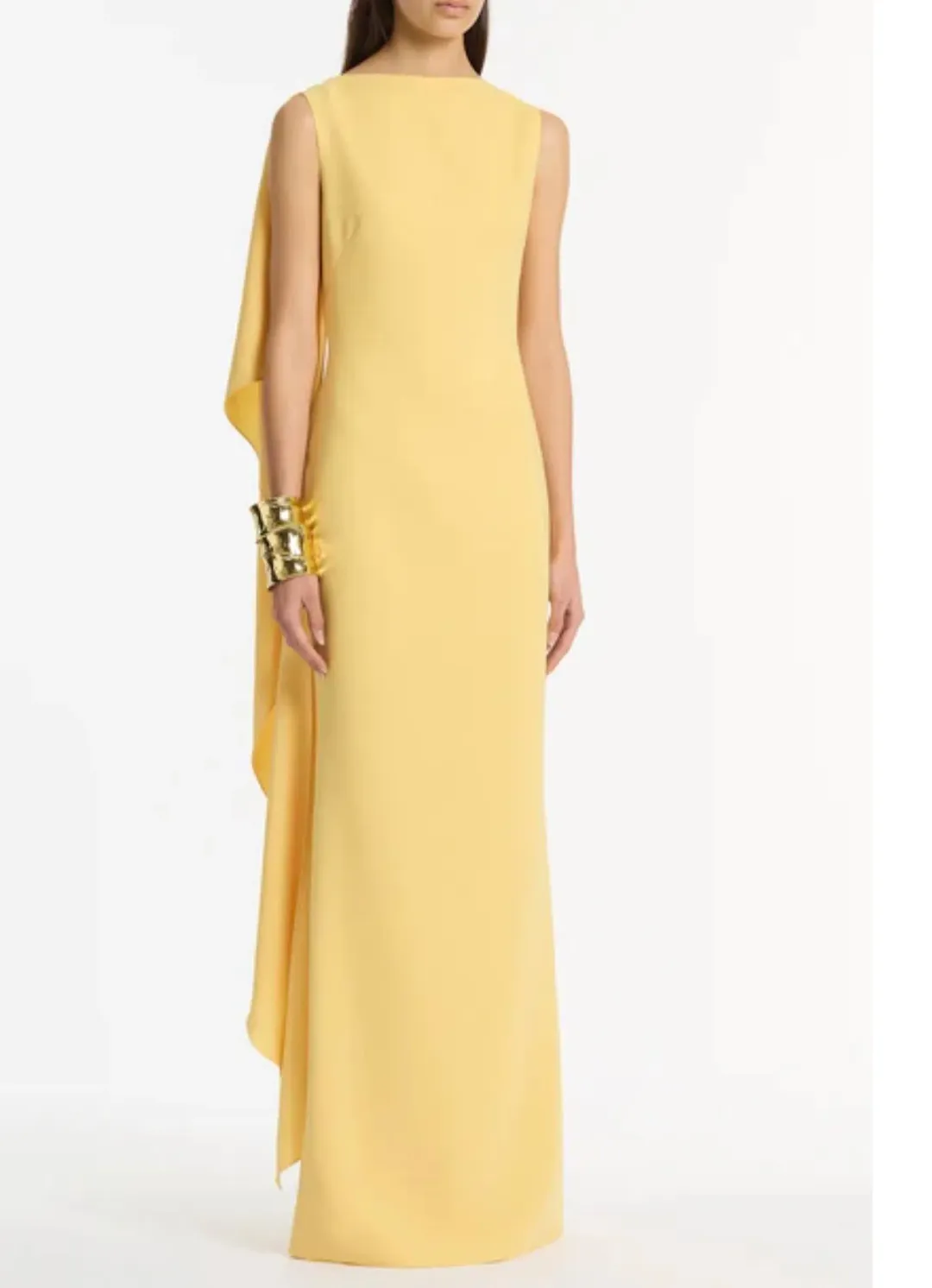 Carla Zampatti yellow dress for rent on The Volte - main image
