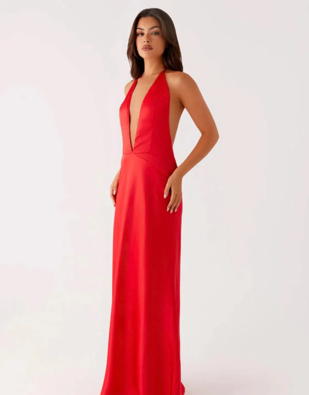 Pepper Mayo maxi red dress size 10 - Image 1