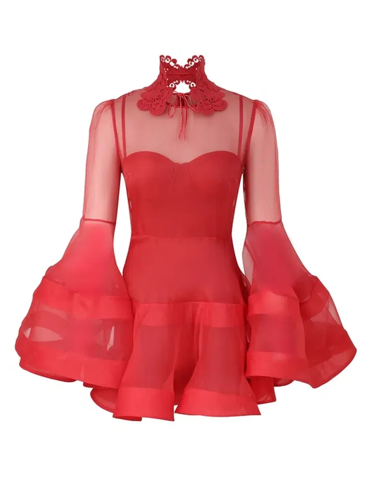 Zimmermann Rebellion Lantern Mini Dress Size 2 - Image 1