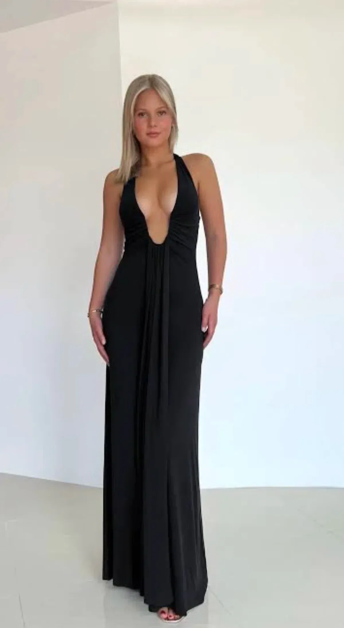 Misha Jennifer Cupro Maxi Dress - Image 2
