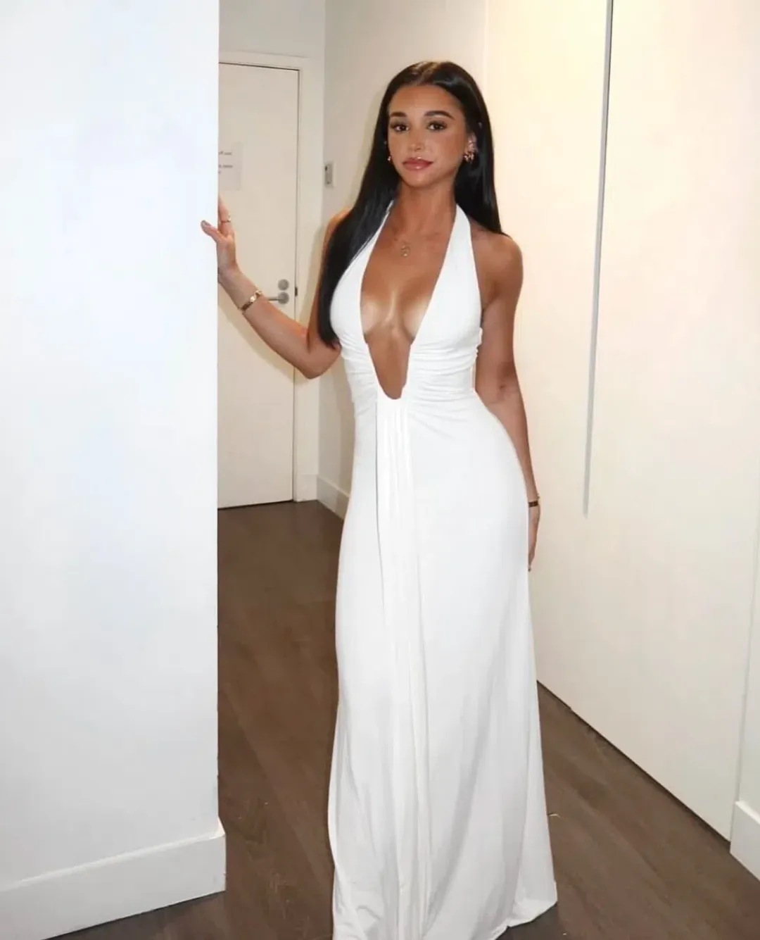 Jennifer Cupro Maxi Cedar Brown Size 10 for rent on The Volte - main image