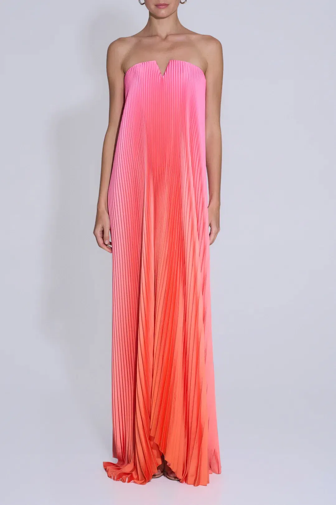 Lidee Woman Black Tie Gown / Sunset Ombre / Size 10 for rent on The Volte - main image