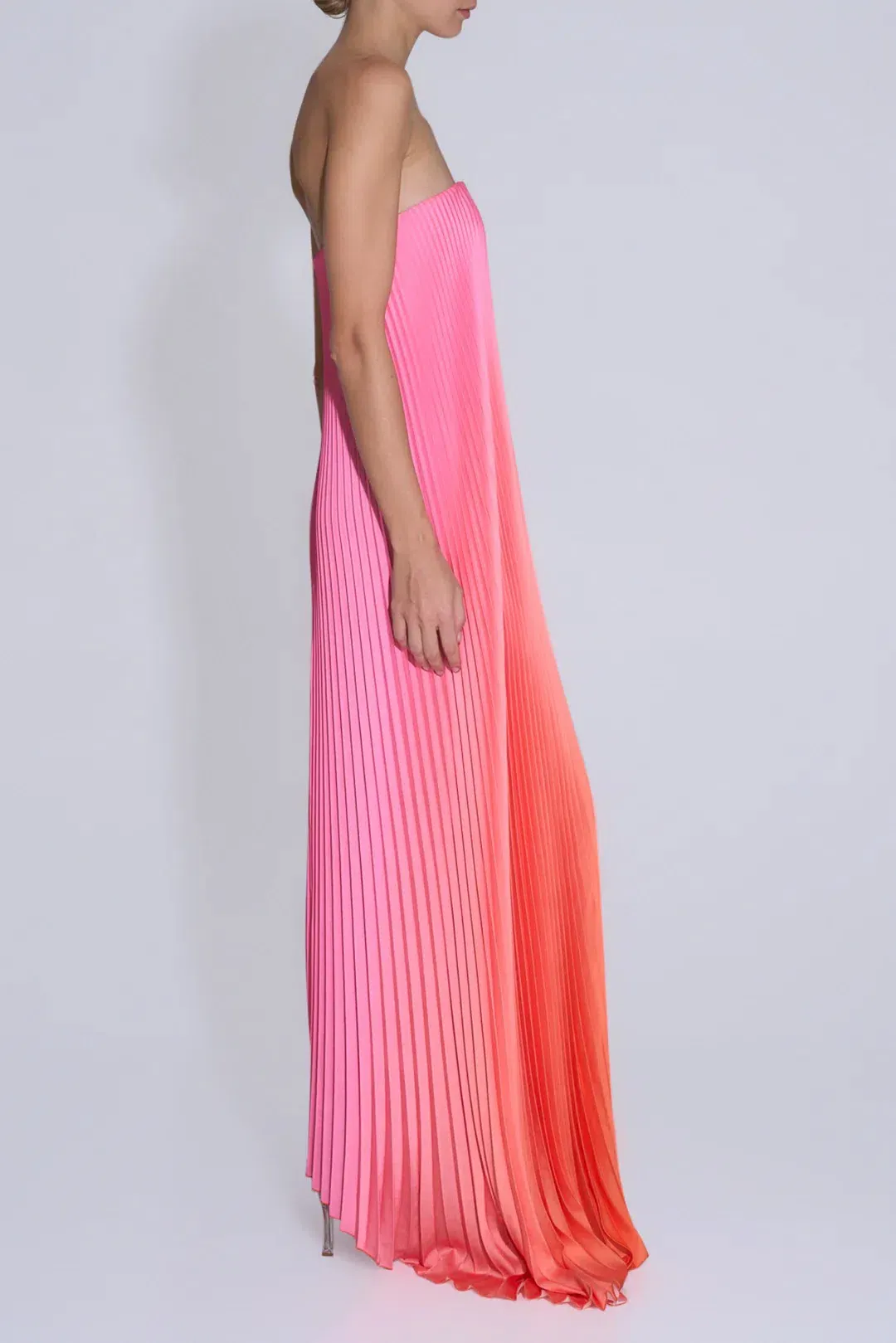 Lidee Woman Black Tie Gown / Sunset Ombre / Size 10 for rent on The Volte - main image