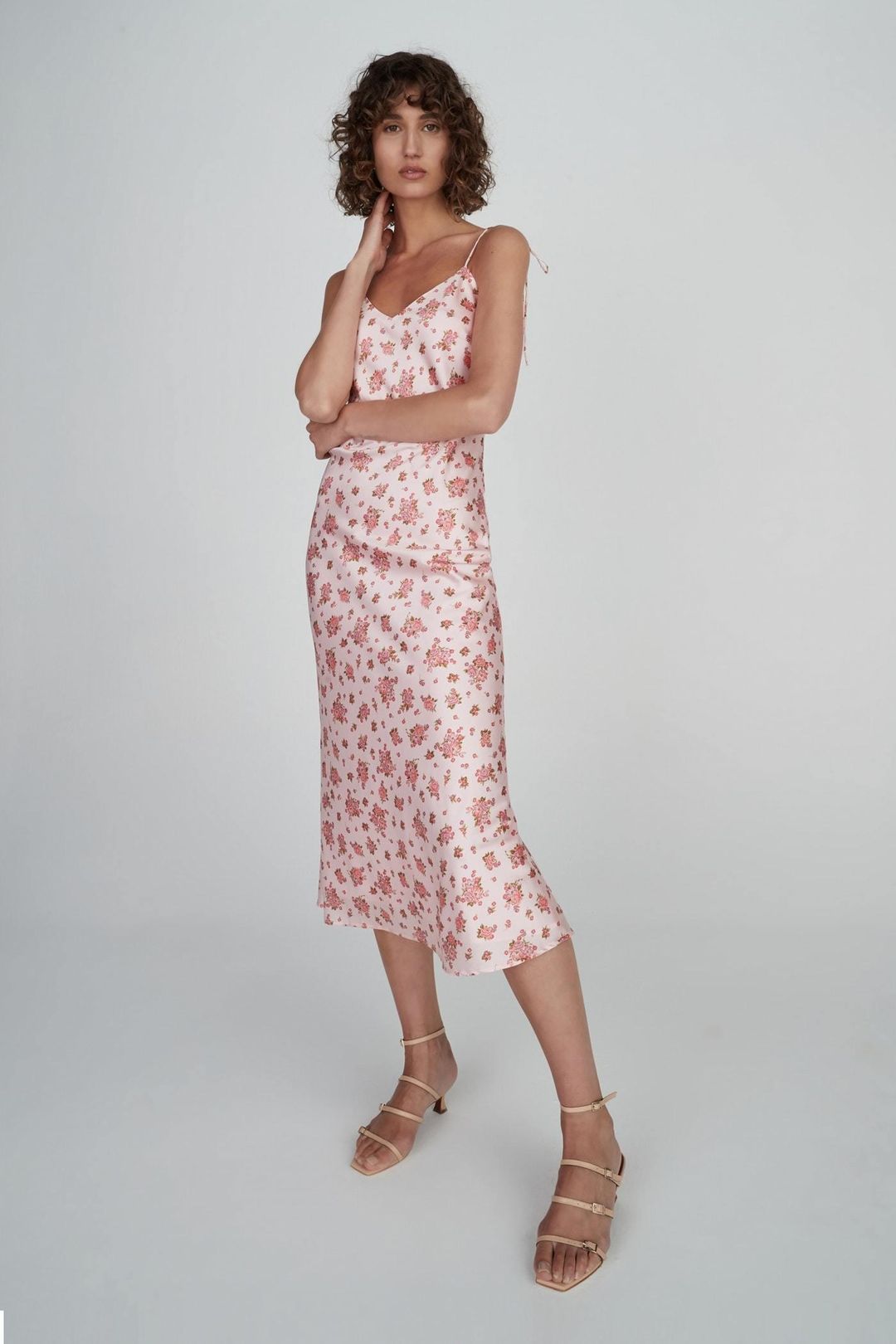 Hansen & Gretel Mimi Midi Dress Candy Floral Size 6 for rent on The Volte - main image