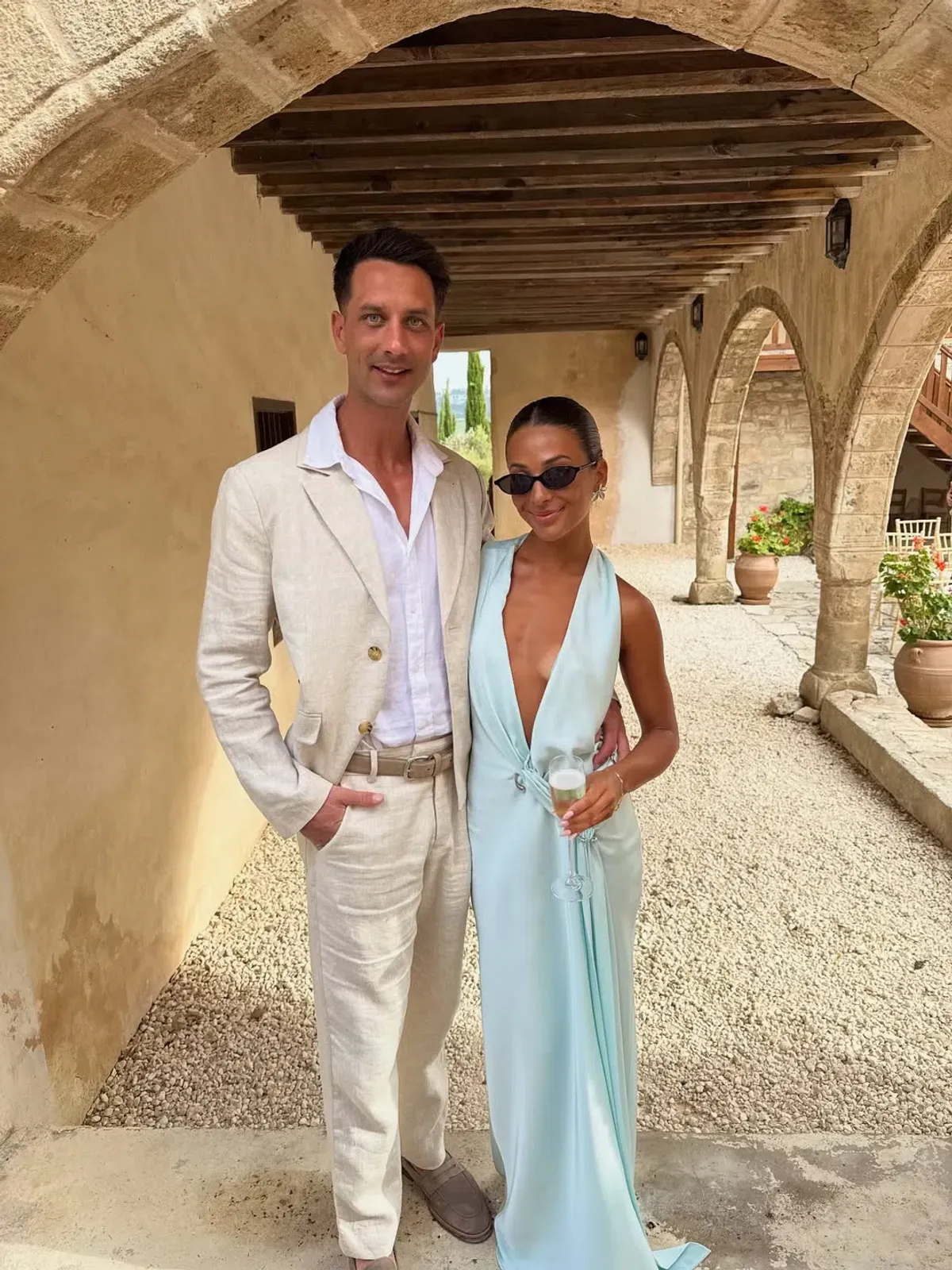 Misha Collection The Harlow Satin Maxi Dress in Ice Blue Size Small / 8 AU - Image 11