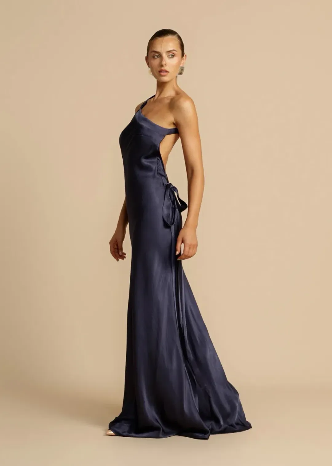ARCINA ORI MONIQUE DRESS NAVY SIZE 8 (S) for rent on The Volte - main image