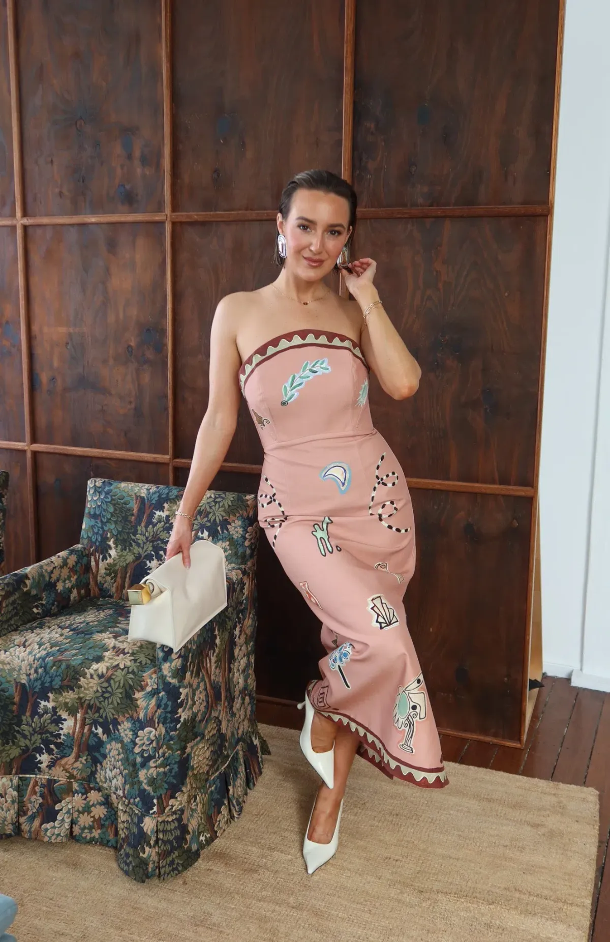 Alemais La Sirena Exclusive - Laurence Midi Dress size 10 - Image 4