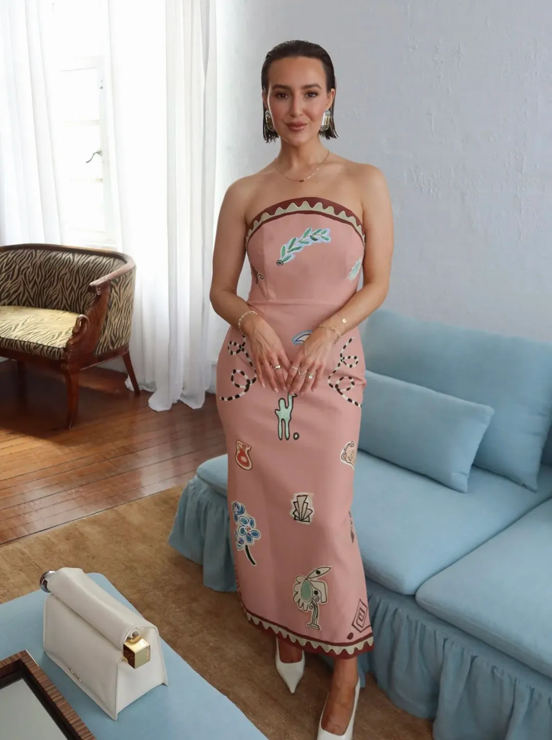 Alemais x La Sirena Exclusive Laurence Midi Dress Size 8 for rent on The Volte - main image