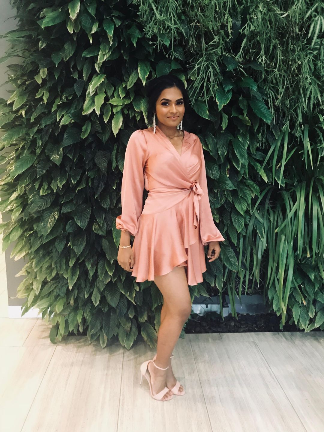 Sheike Eden Dress Rose size 6-8 for rent on The Volte - main image