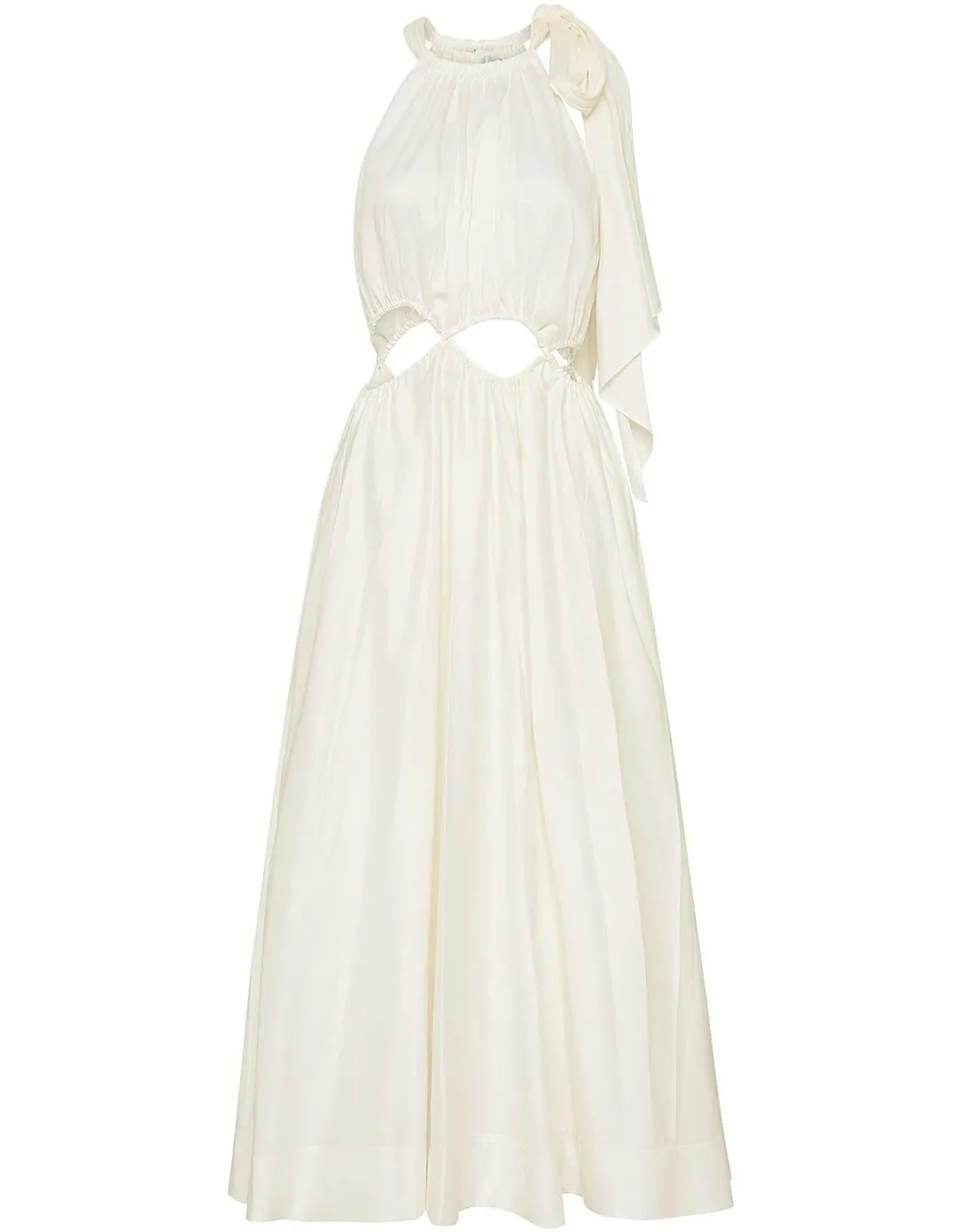 AJE Henriette tie strap midi dress size 8 for rent on The Volte - main image