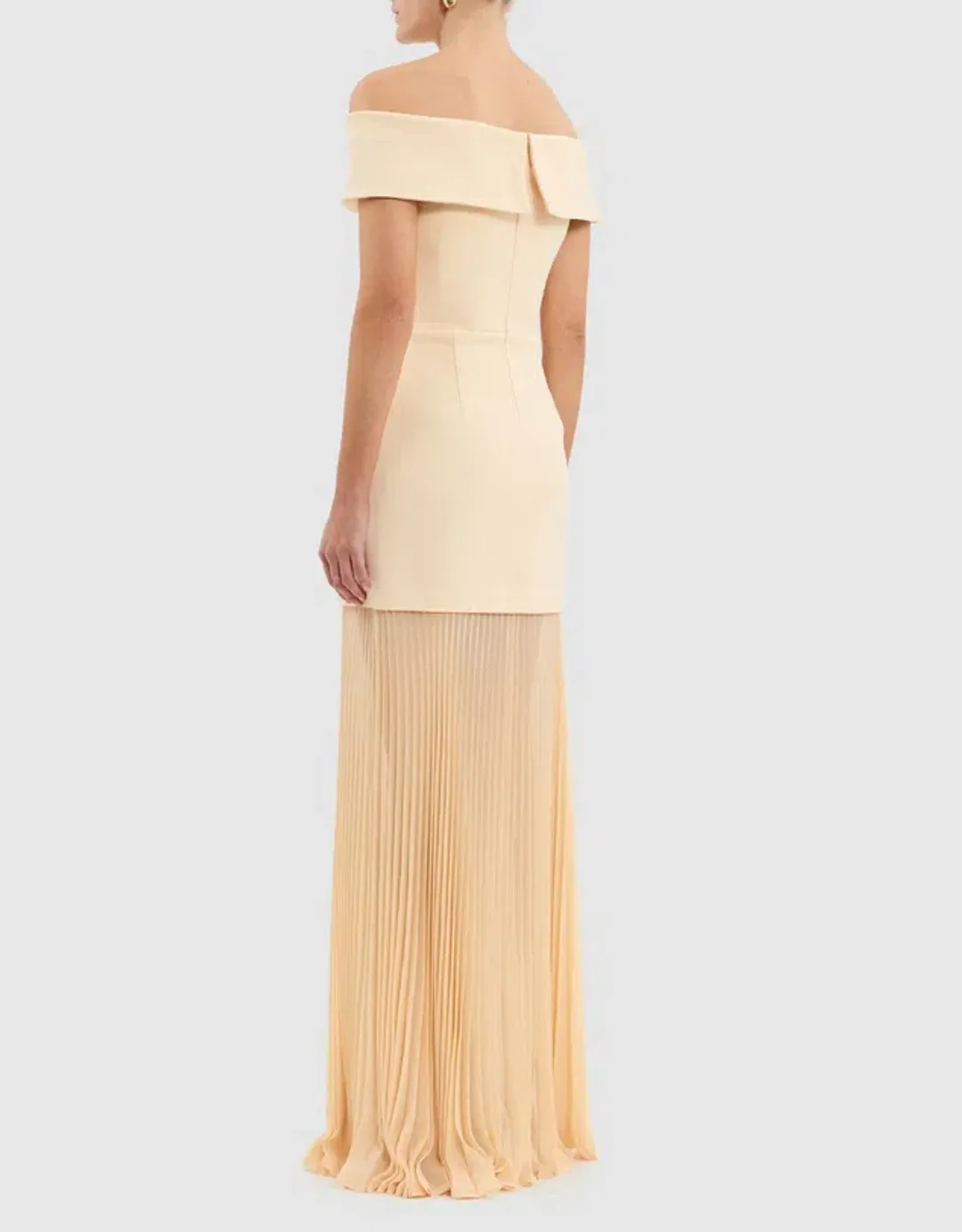 Rebecca Vallance ROWAN MAXI DRESS Yellow size 8 for rent on The Volte - main image