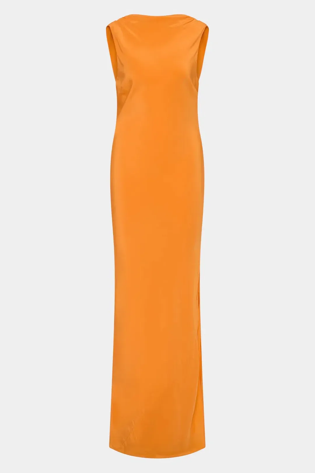 Sir Isla Cowl Back Gown in Orange Size 6 for rent on The Volte - main image