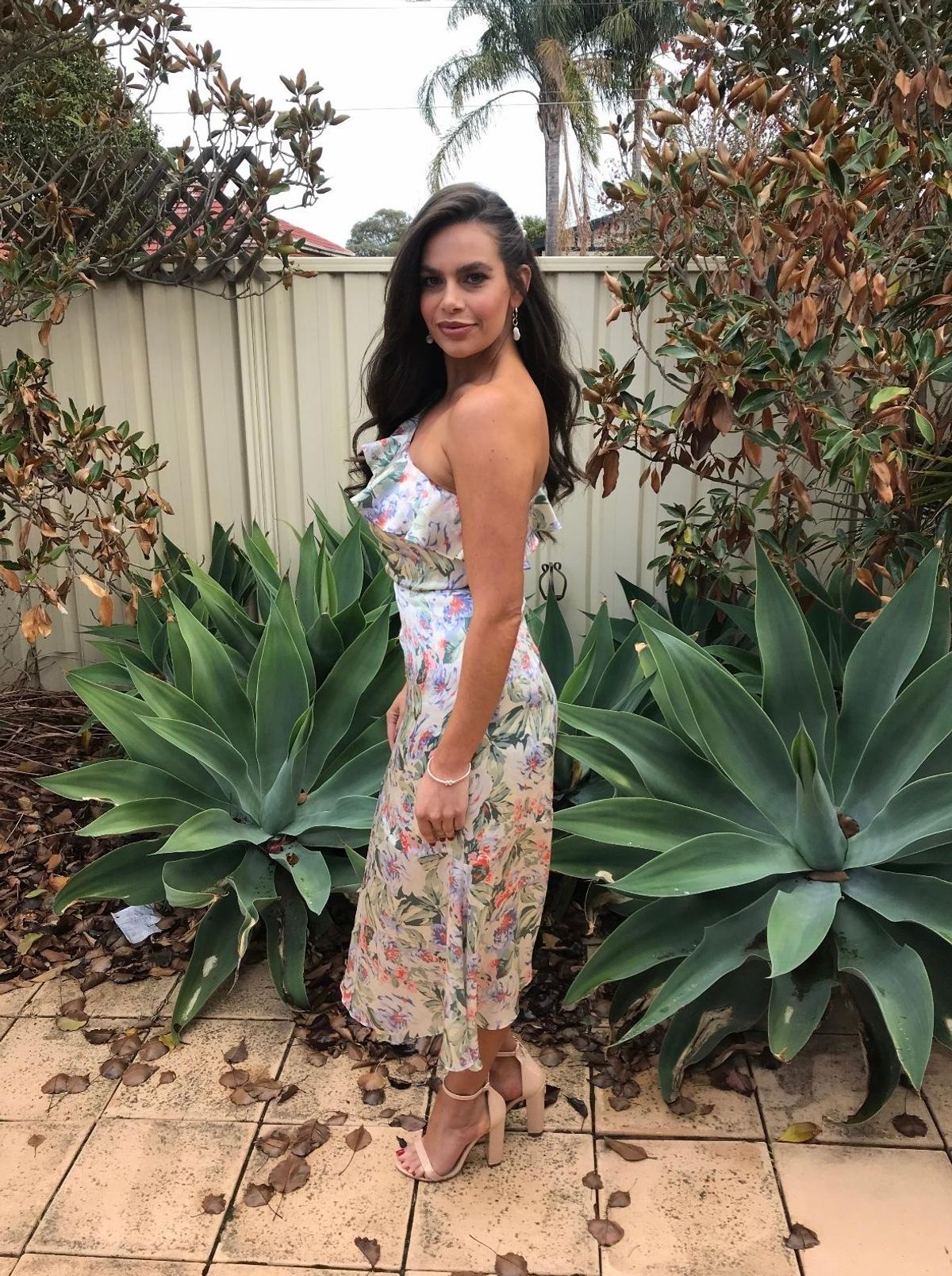 Talulah - floral mist midi dress size M - Image 2