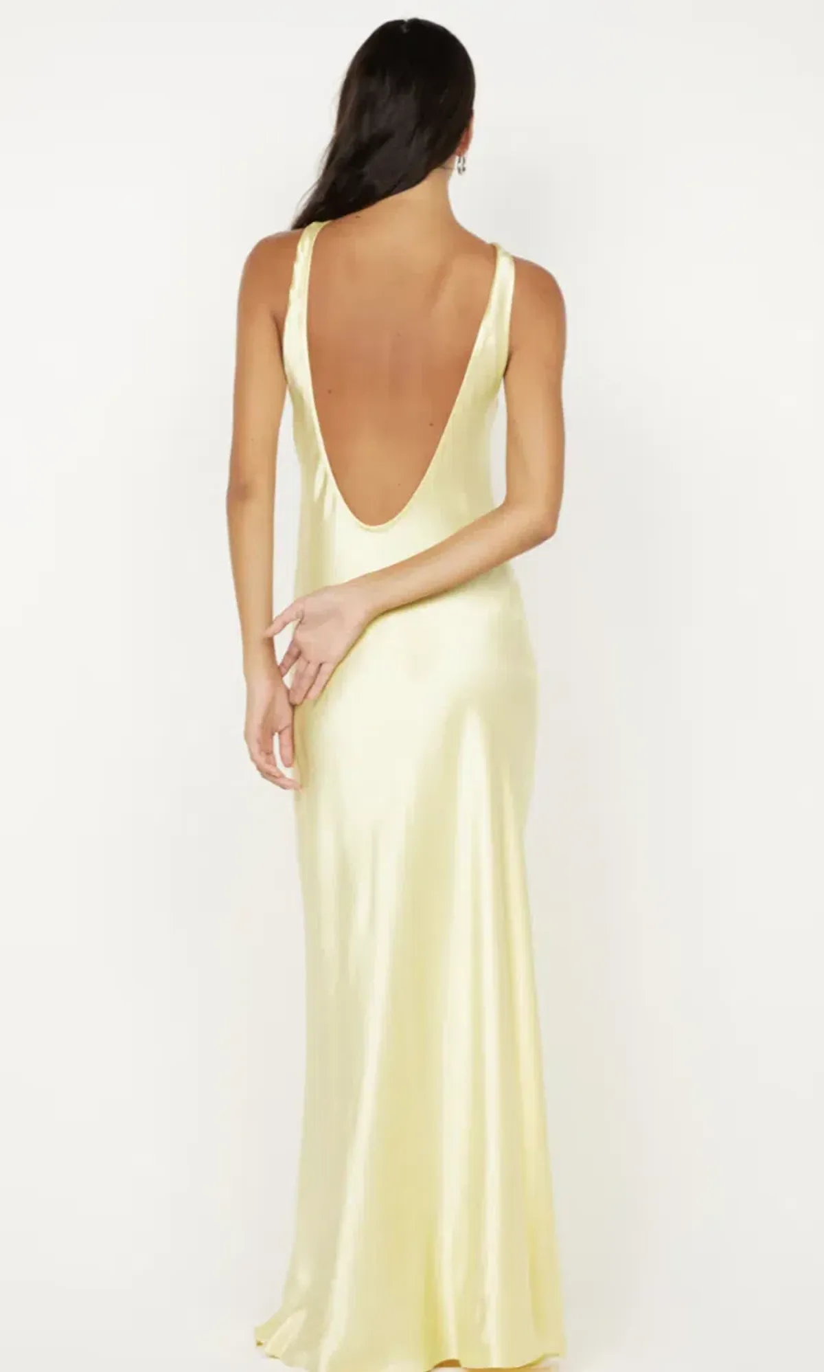 Bec & Bridge Ice Yellow Elisia Twist Maxi Dress - 10 - Image 2