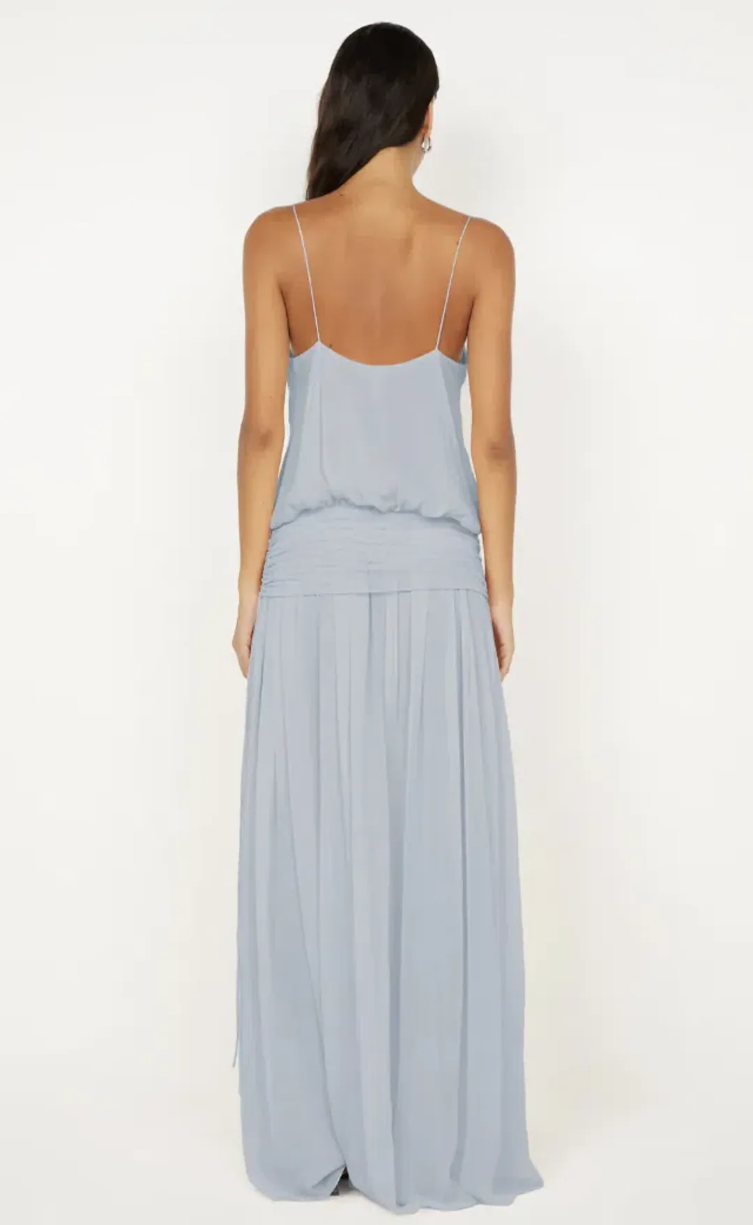 Bec & Bridge Camile Blouson Dress Cloud Blue - 10 for rent on The Volte - main image