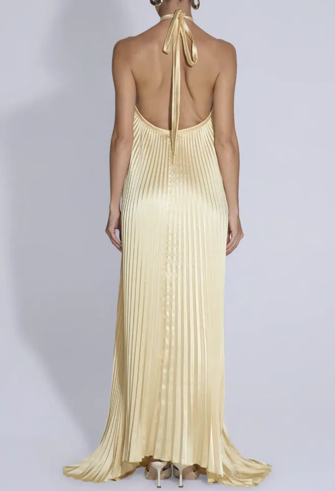 L'idee Deesse Gown Butter Yellow - 10 for rent on The Volte - main image