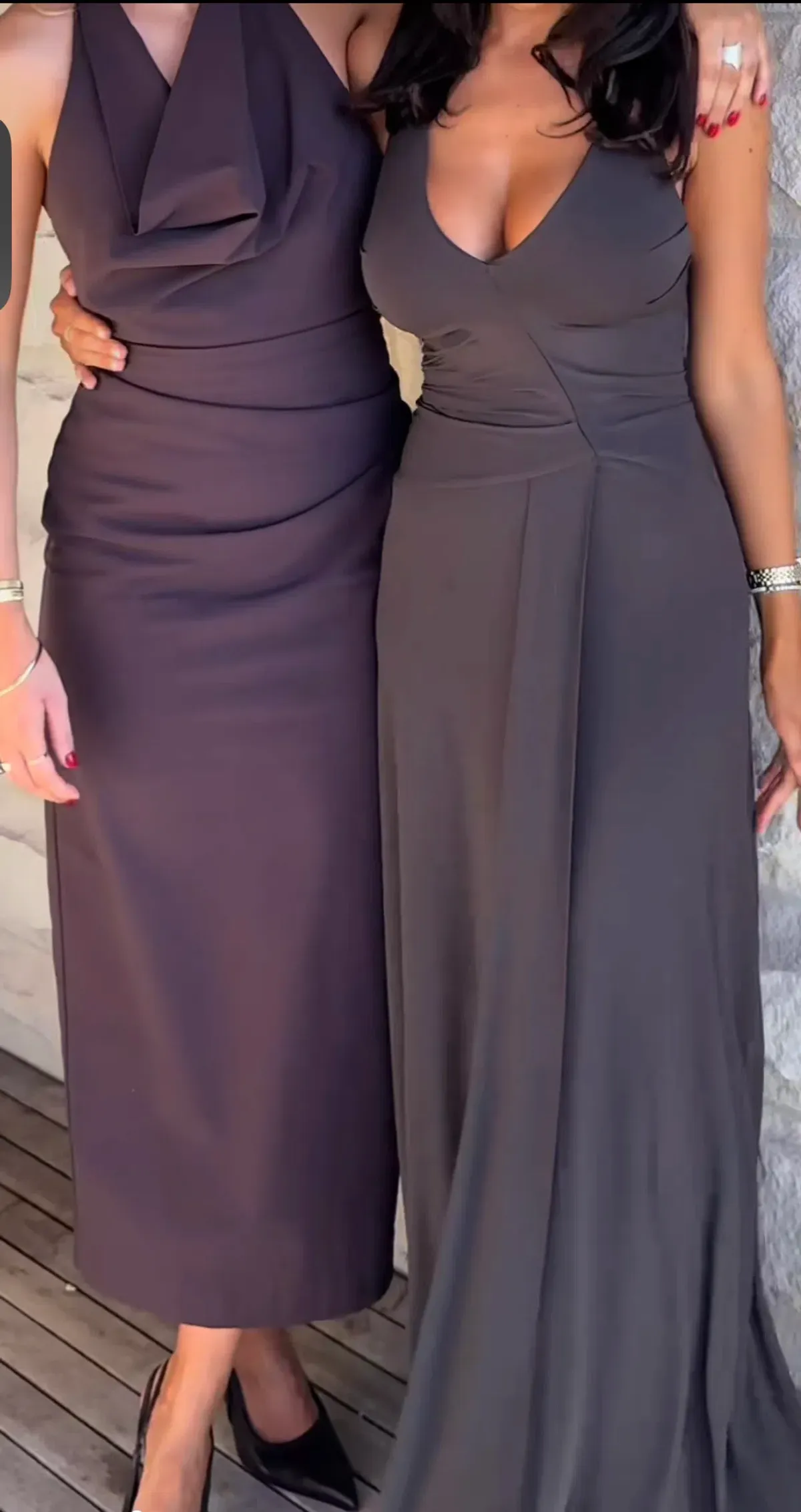 Bec and Bridge Greta Racerback Gown in Dark Chocolate Brown in Size 6 / xs au - Image 2