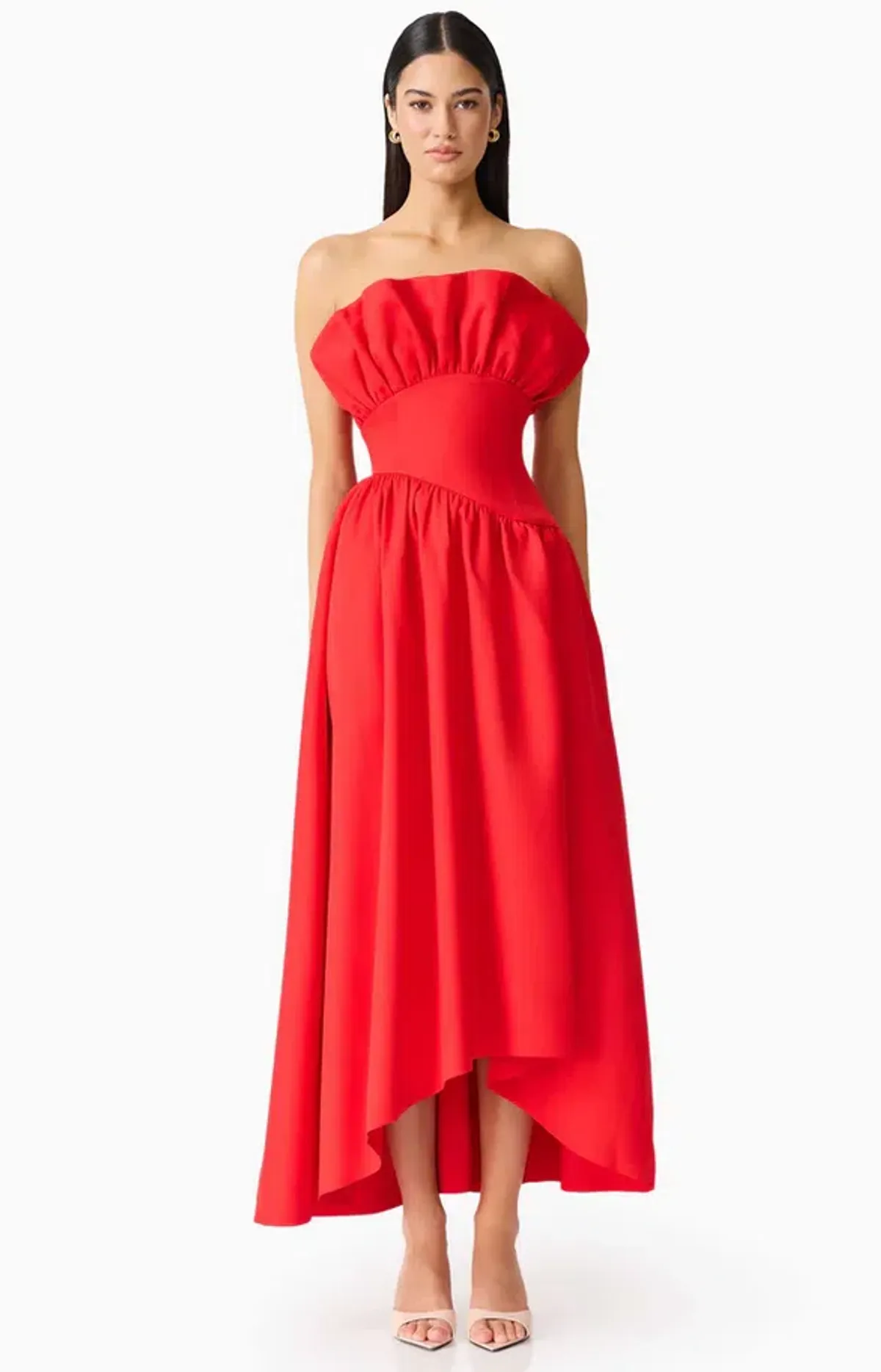 Elliatt Laurel Sleeveless Maxi Dress In Red size S (AU8) - Image 1
