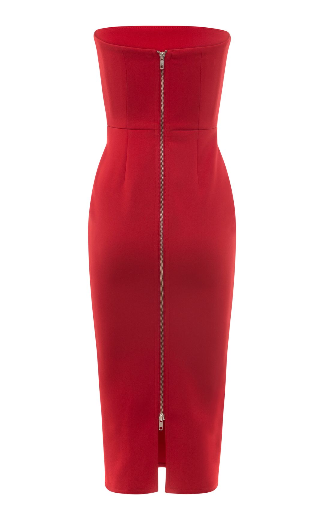 Alex Perry Myra Strapless Column Dress Red Size 8 for rent on The Volte - main image