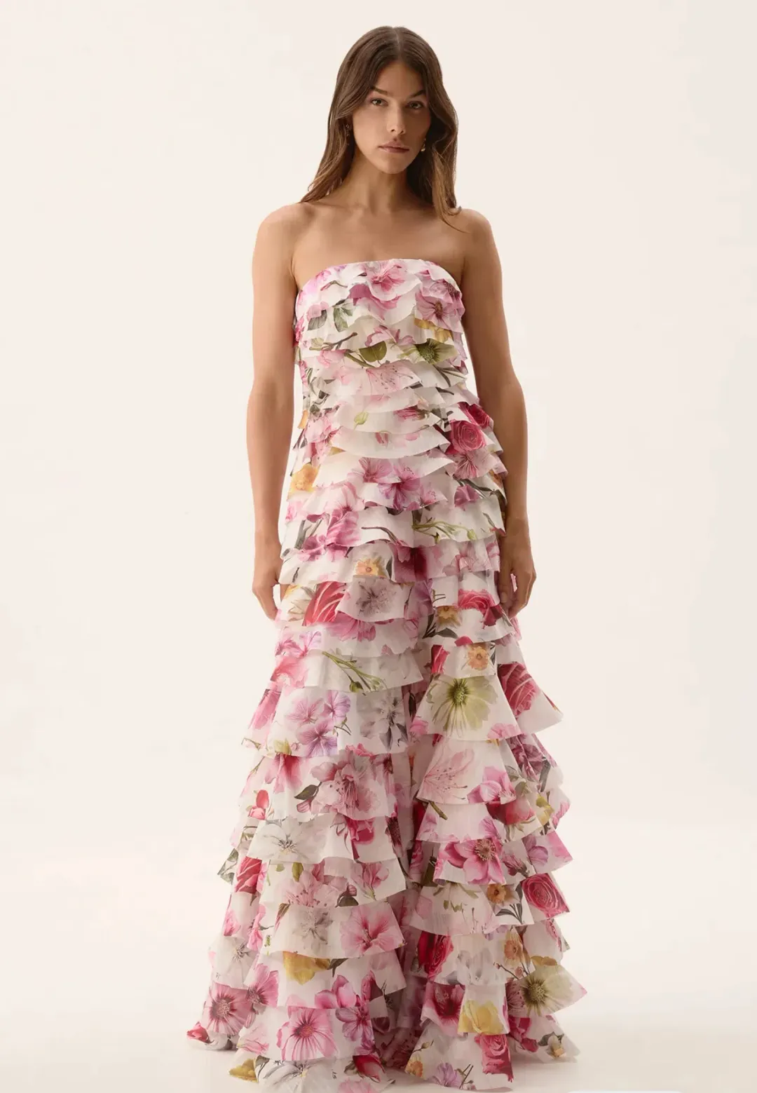 FLEUR PLEATED GOWN for rent on The Volte - main image